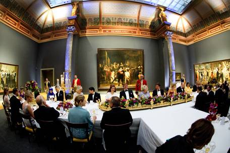 Queen Beatrix Of The Netherlands Hosts A Dinner Ahead Of Her Abdication