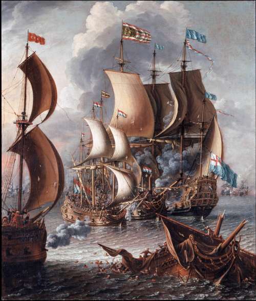 A_Castro,_Lorenzo_-_A_Sea_Fight_with_Barbary_Corsairs_-_Google_Art_Project